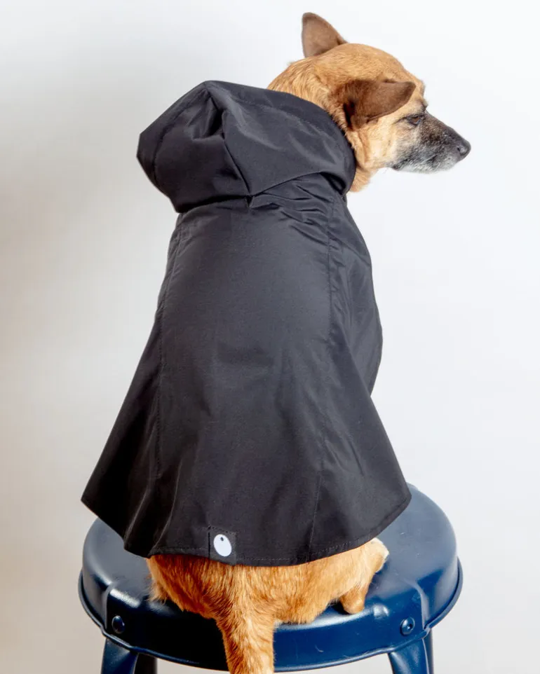 Action Jacket Pull-On Raincoat in Black (Made in the USA)