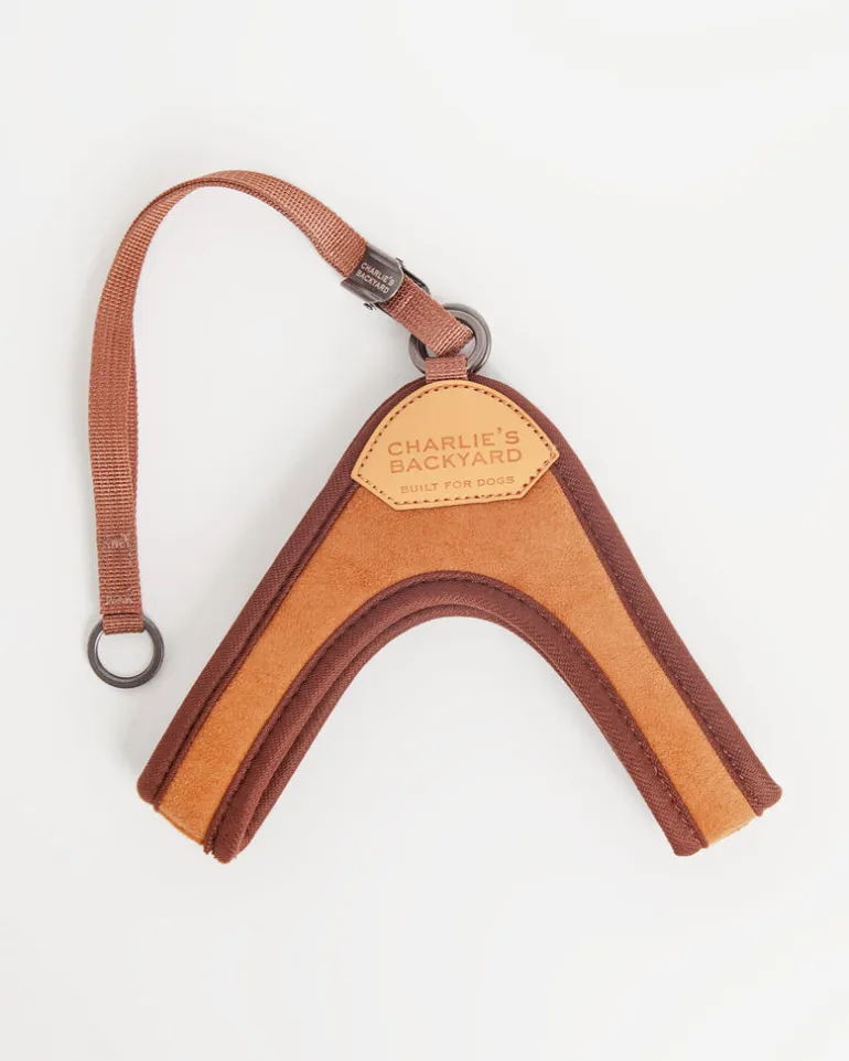 Adjustable Easy Dog Harness in Tan