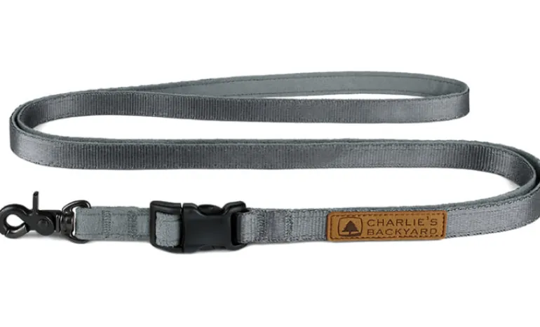 Adjustable Easy Dog Leash in Gray