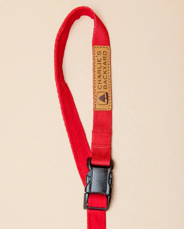 Adjustable Easy Dog Leash in Red