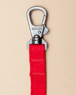 Adjustable Easy Dog Leash in Red