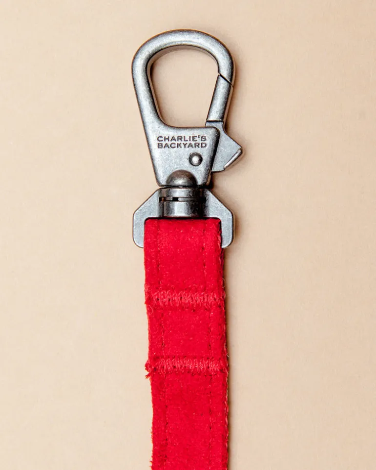 Adjustable Easy Dog Leash in Red
