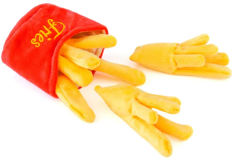American Classic Frenchie Fries Plush Dog Toy