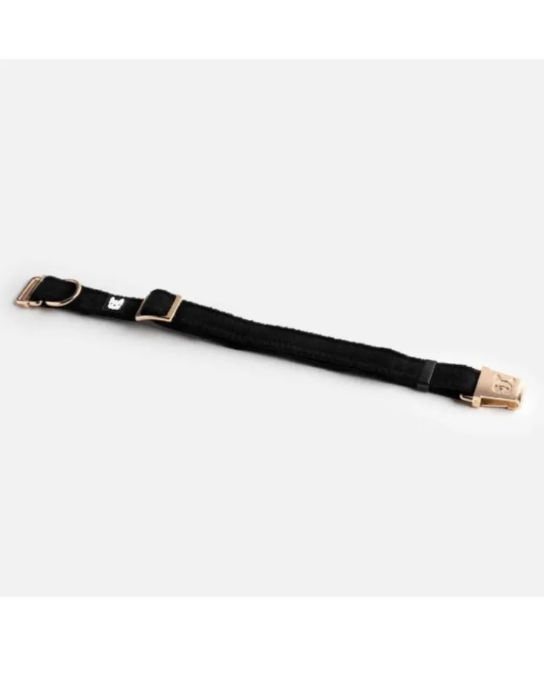 Aquafleece Water Repellant Dog Collar in Black (FINAL SALE)