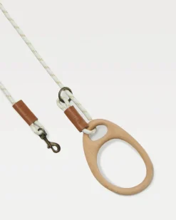 Ash Wood Handle Dog Leash