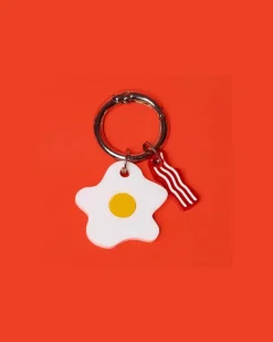 Bacon & Eggs Dog Collar Charm