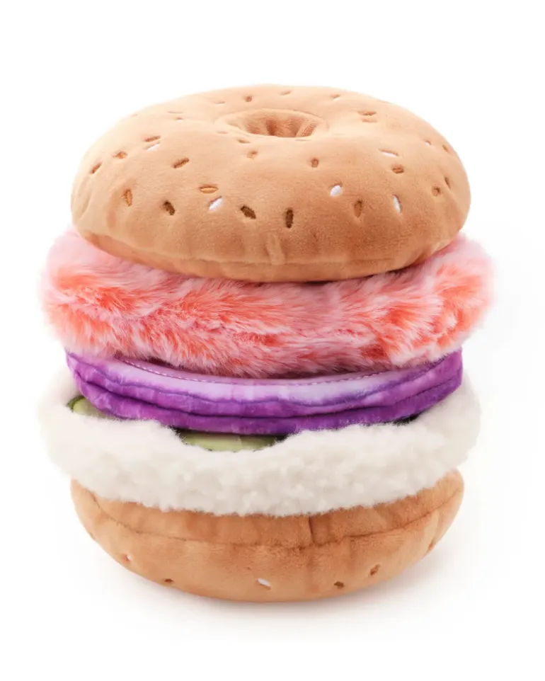 Bagel and Lox Interactive Snuffle Dog Toy