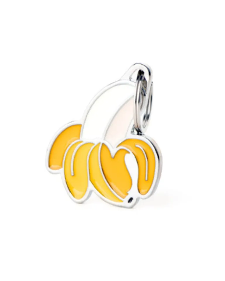 Banana Dog Custom Pet ID Tag