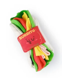 Barking Burrito Dog Snuffle Toy