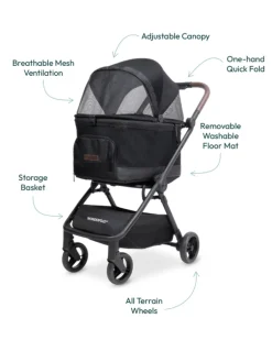 Bella Pet Stroller (for Small to Medium Pets) (DIRECT-SHIP)