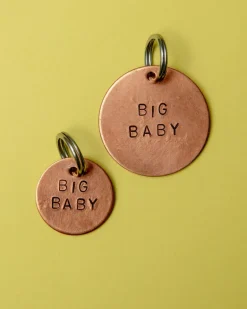 Big Baby Round ID Tag (Custom/Drop-Ship) (Made in the USA)