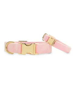 Blush Pink Velvet Dog Collar (Made in the USA) (FINAL SALE)