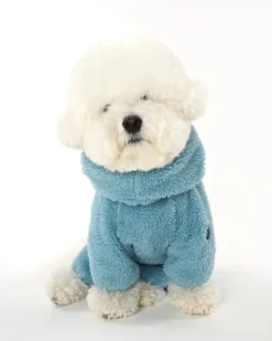 Boa Fleece Onesie for Dogs - French Bulldog Fit (in Blue, Pink, Ivory, or Grey) (FINAL SALE)