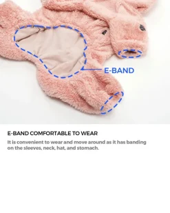 Boa Fleece Onesie for Dogs - French Bulldog Fit (in Blue, Pink, Ivory, or Grey) (FINAL SALE)