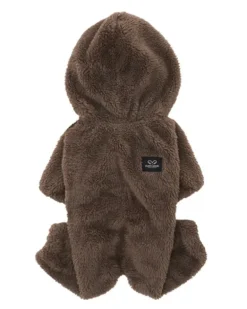 Boa Fleece Onesie for Dogs - Regular Fit (in Blue, Pink, Brown Ivory, or Grey) (FINAL SALE)