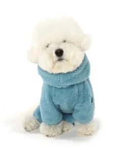 Boa Fleece Onesie for Dogs - Regular Fit (in Blue, Pink, Brown Ivory, or Grey) (FINAL SALE)