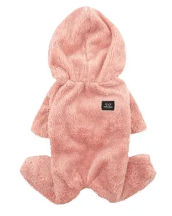 Boa Fleece Onesie for Dogs - Regular Fit (in Blue, Pink, Brown Ivory, or Grey) (FINAL SALE)