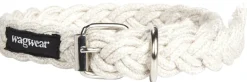 Braided Fisherman Dog Leash in Off-White (Made in the USA)