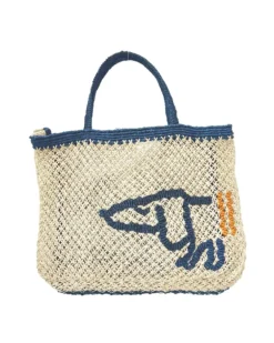 Breton Sausage Dog Jute Bag