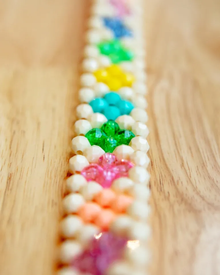 Broadway Beaded Dog Collar in Matinee (Made in the USA)