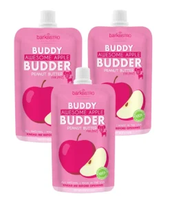 Buddy Budder Peanut Butter Squeeze Pack for Dogs (Made in the USA)
