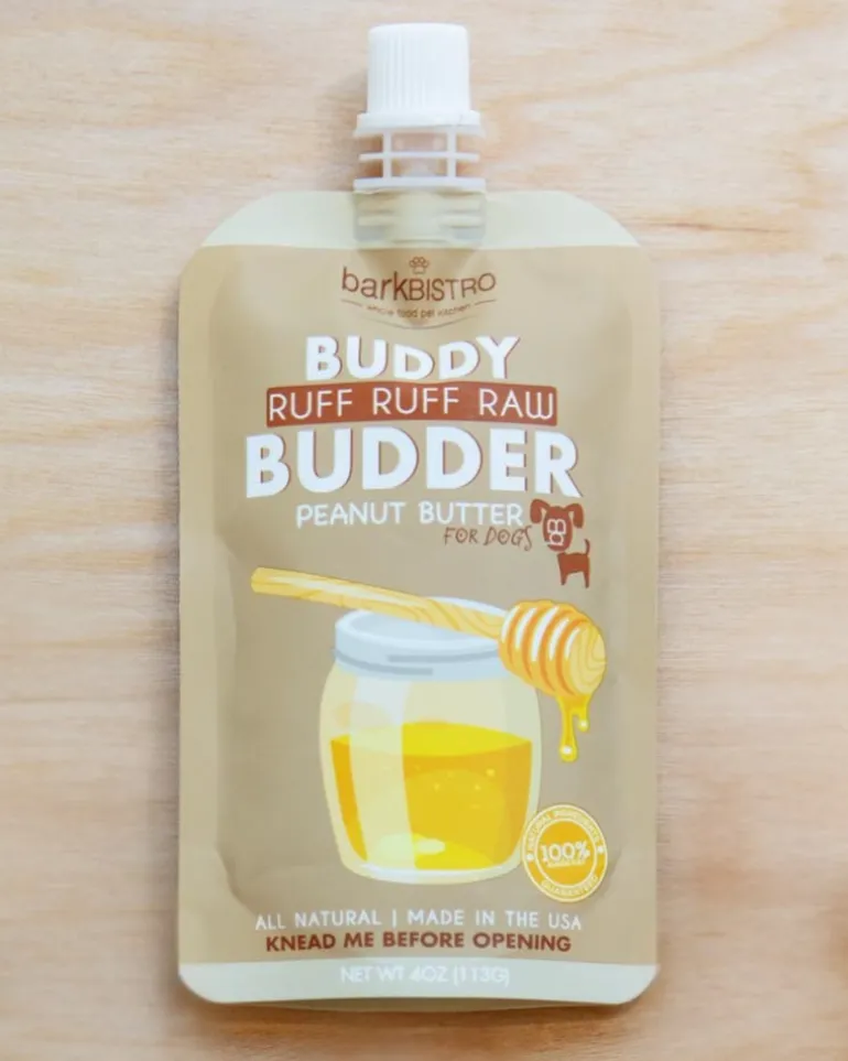 Buddy Budder Peanut Butter Squeeze Pack for Dogs (Made in the USA)