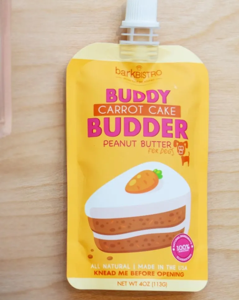Buddy Budder Peanut Butter Squeeze Pack for Dogs (Made in the USA)