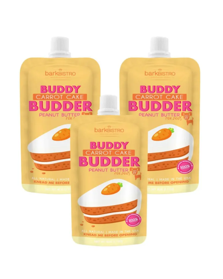 Buddy Budder Peanut Butter Squeeze Pack for Dogs (Made in the USA)