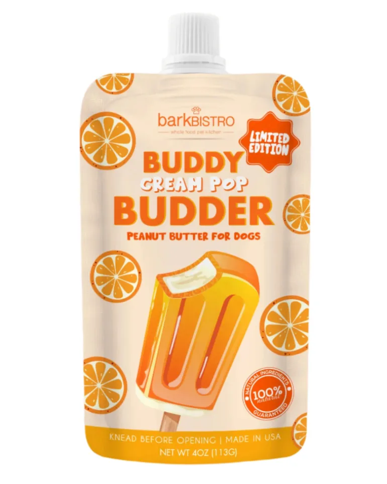 Buddy Budder Peanut Butter Squeeze Pack for Dogs (Made in the USA)