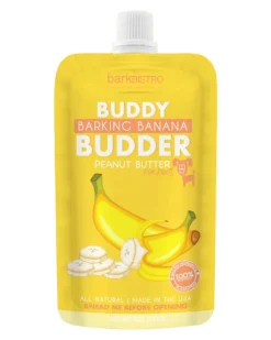 Buddy Budder Peanut Butter Squeeze Pack for Dogs (Made in the USA)