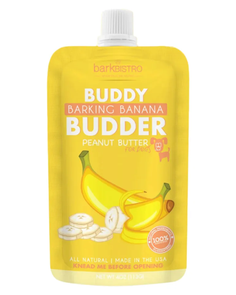 Buddy Budder Peanut Butter Squeeze Pack for Dogs (Made in the USA)