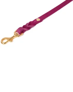 Butter Leather Dog Leash in Sahara Flamingo (Made in Austria)