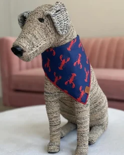 Catch of the Day Navy Dog Bandana (Made in the USA)