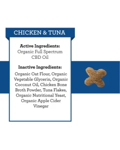 CBD Chicken & Tuna Cat Treats (1/2mg)