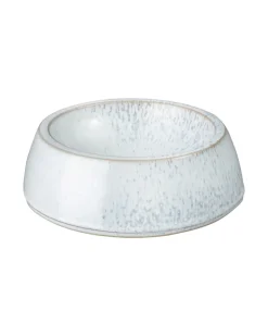 Ceramic Pet Bowl in Kiln White (Made in England)