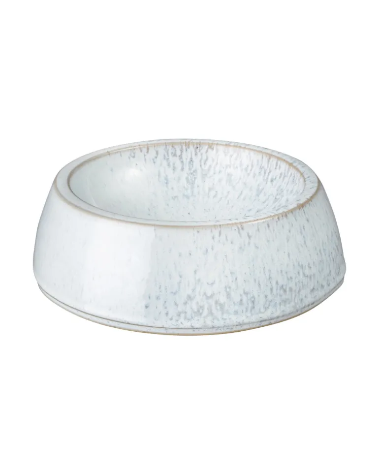 Ceramic Pet Bowl in Kiln White (Made in England)