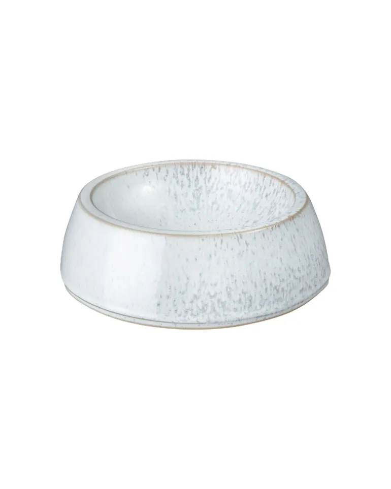 Ceramic Pet Bowl in Kiln White (Made in England)