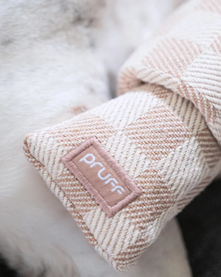 Checkered Knot Plush Dog Toy
