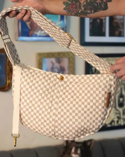 Check Print Pet Sling Carrier
