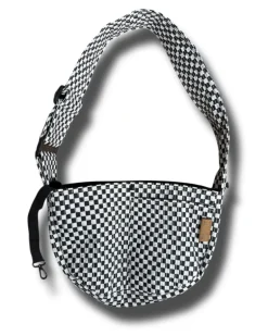 Check Print Pet Sling Carrier
