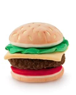 Cheeseburger Interactive Snuffle Dog Toy