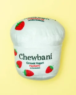 Chewbani Greek Yoghurt Plush Squeaky Dog Toy