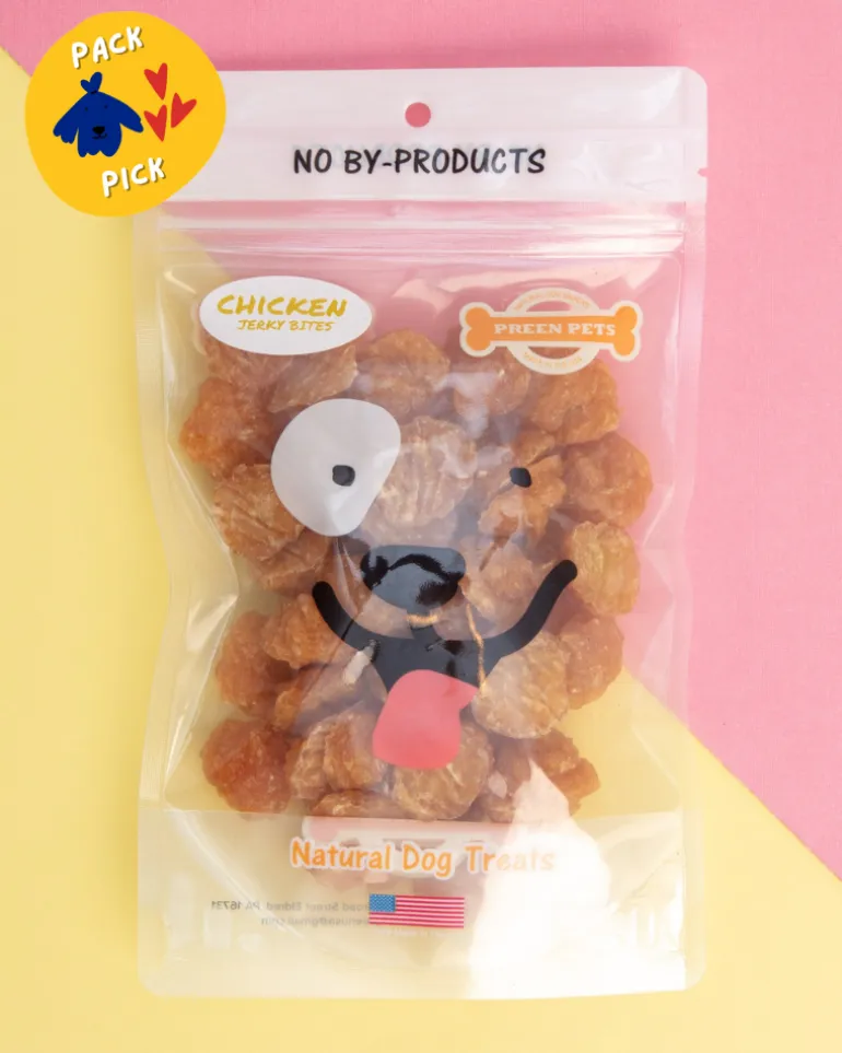 Chicken Jerky Bite Treats for Dogs (Made in the USA)