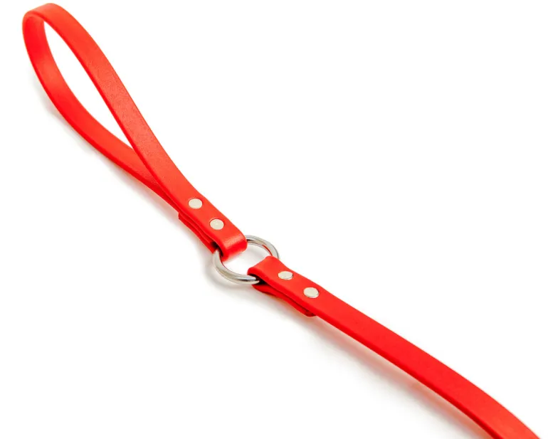 City Leash in Real Red (Made in the USA)