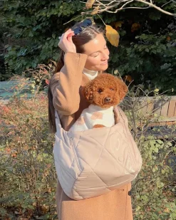 Cloud Crossbody Pet Carrier in Beige or Black
