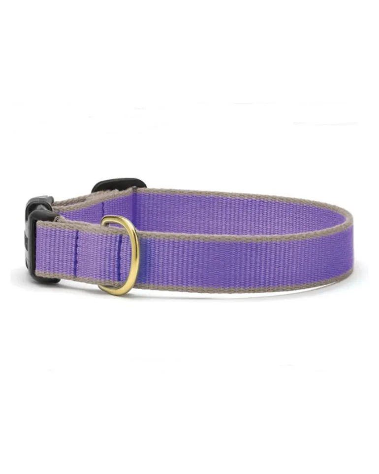 Color Market Bamboo Dog Collar in Lavender (Made in the USA)