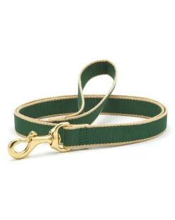 Color Market Dog Leash in Forest & Tan (Made in the USA)
