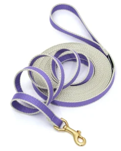Color Market Dog Training Leash in Lavender (Made in the USA)