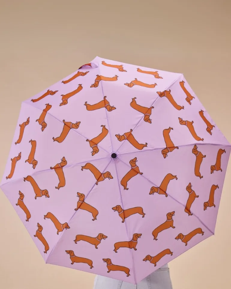 Compact Eco-Friendly Umbrella (in Doxie, Frenchie, Corgi, Matisse, Arty Cats)