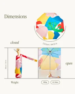Compact Eco-Friendly Umbrella (in Doxie, Frenchie, Corgi, Matisse, Arty Cats)